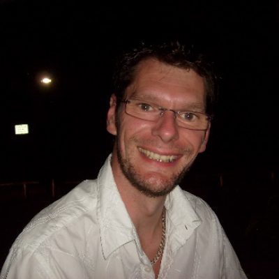 Woman with red dress